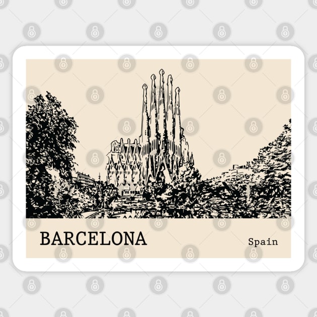Barcelona Spain Sticker by Lakeric